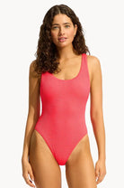 Seafolly Sea Dive Retro One Piece - Snapdragon Sea Dive Retro One Piece - Snapdragon Splash Swimwear