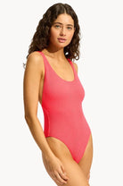 Seafolly Sea Dive Retro One Piece - Snapdragon Sea Dive Retro One Piece - Snapdragon Splash Swimwear