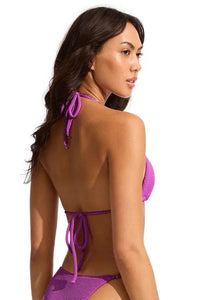 Seafolly Sea Dive Slide Tri Bra - Violet Seafolly Sea Dive Slide Tri Bra - Violet Splash Swimwear Bikini Tops