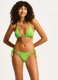 Seafolly Sea Dive Slide Triangle Bikini Top - Jasmine Green Seafolly Sea Dive Slide Triangle Bikini Top - Jasmine Green Splash Swimwear Bikini Tops