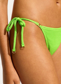 Sea Dive Tie Side Rio Pant - Jasmine Green -  - Splash Swimwear  - bikini bottoms, May24, new arrivals, Seafolly, Womens, womens swim - Splash Swimwear 