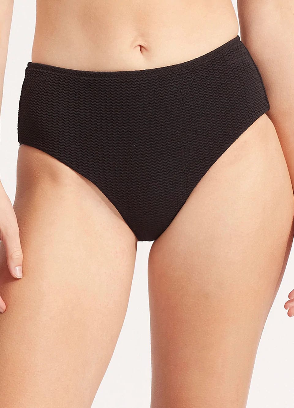 Seafolly Sea Dive Wide Side Retro Splash Swimwear Bikini Bottoms