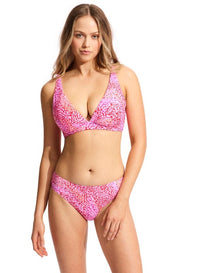 Seafolly Sea Skin Retro Pant - Fuchsia Rose Shop Australian Swimwear Brands: Sea Skin Retro Pant - Fuchsia Rose | Seafolly | Splash Swimwear Splash Swimwear Bikini Bottoms