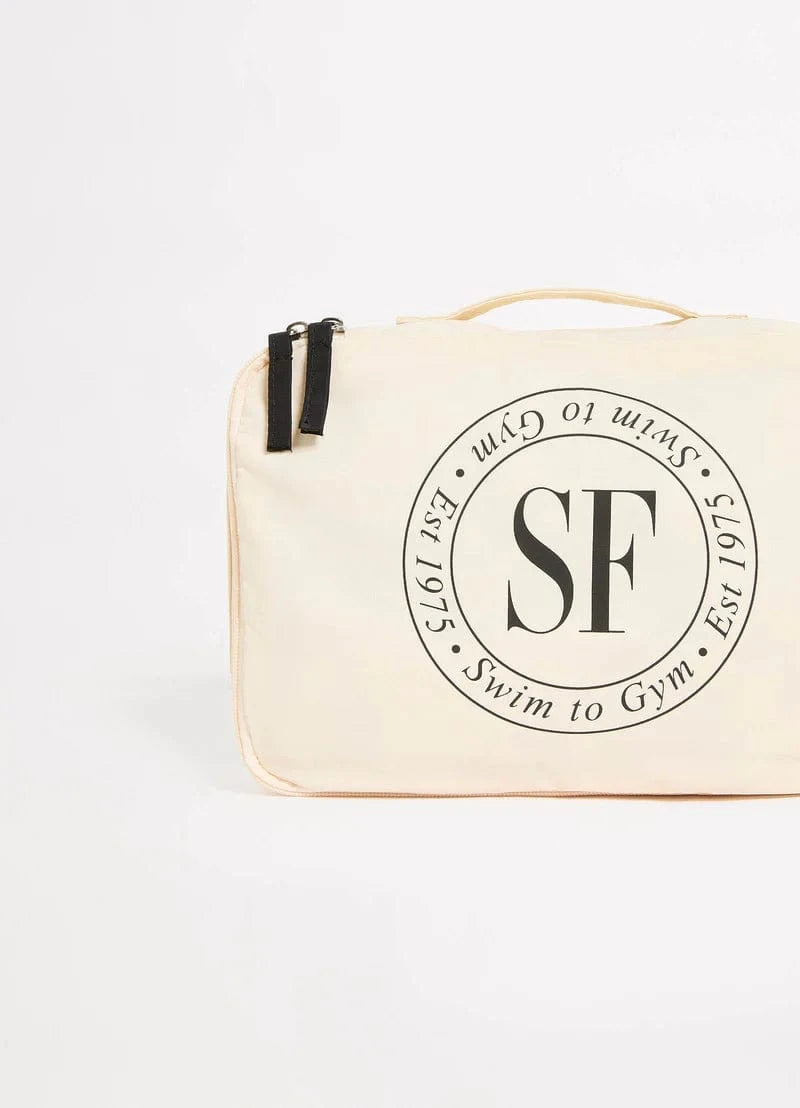 Seafolly Seafolly 1975 Foldable Packing Cubes- Ecru 72149-BG.Ecru Seafolly 1975 Foldable Packing Cubes- Ecru Splash Swimwear O/S