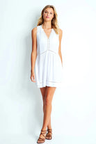 Seafolly Seafolly Beach Basics Ladder Detail Dress Seafolly Beach Basics Ladder Detail Dress Splash Swimwear Dresses