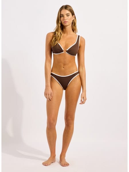 Seafolly Seafolly Beach Bound Hipster Pant - Dark Chocolate Seafolly Beach Bound Hipster Pant - Dark Chocolate Splash Swimwear