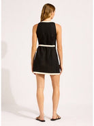 Seafolly Seafolly Beach Bound Mini Wrap Dress - Black Seafolly Beach Bound Mini Wrap Dress - Black Splash Swimwear