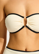 Seafolly Seafolly Beach Bound Ring Front Bandeau & Scoop High Cut Rio Bikini Set - Ecru 31283-072+40707-072-12 Seafolly Beach Bound Ring Front Bandeau & Scoop High Cut Rio Bikini Set - Ecru Splash Swimwear Bikini Set 12 48646731082105