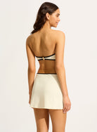 Seafolly Seafolly Beach Bound Ring Front Bandeau & Scoop High Cut Rio Bikini Set - Ecru 31283-072+40707-072-12 Seafolly Beach Bound Ring Front Bandeau & Scoop High Cut Rio Bikini Set - Ecru Splash Swimwear Bikini Set 12 48646731082105