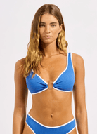 Seafolly Seafolly Beach Bound Ring Front Tank Bikini Top- Sapphire Seafolly Beach Bound Ring Front Tank Bikini Top- Sapphire Splash Swimwear