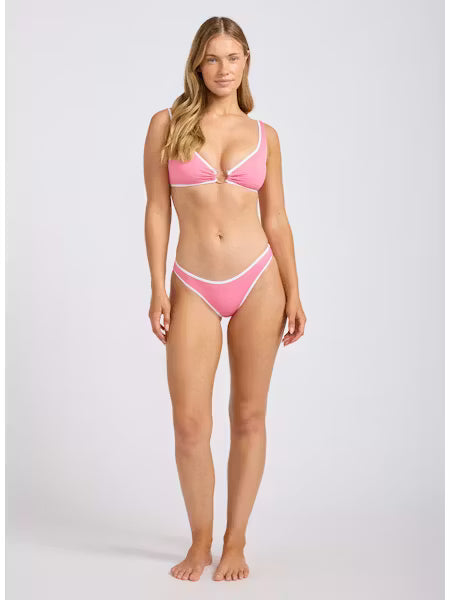 Seafolly Seafolly Beach Bound Ring Front Tank Ring Front Tank Begonia Pink | Seafolly Splash Swimwear Bikini Tops