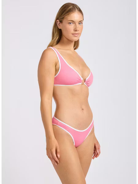 Seafolly Seafolly Beach Bound Ring Front Tank Ring Front Tank Begonia Pink | Seafolly Splash Swimwear Bikini Tops