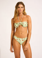 Seafolly Seafolly Beach Picnic Hipster Pant - Sage Seafolly Beach Picnic Hipster Pant - Sage Splash Swimwear