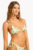 Seafolly Seafolly Beach Picnic Slide Tri - Sage Seafolly Beach Picnic Slide Tri - Sage Splash Swimwear