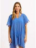 Seafolly Seafolly Beachedit Amnesia Kaftan - Sapphire 52162.Sapphire Seafolly Beachedit Amnesia Kaftan - Sapphire Splash Swimwear O/S 9360519186031