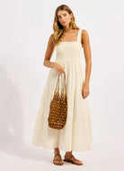 Seafolly Seafolly Beaded Tote Bag - Brown 72195-BG.Brown Seafolly Beaded Tote Bag - Brown Splash Swimwear OS 9360519193923