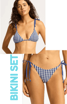 Seafolly Seafolly Bella Slide Triangle Bikini Top & Tie Side Rio Pant Bikini Set - Ultramarine Seafolly Bella Slide Triangle Bikini Top & Tie Side Rio Pant Bikini Set - Ultramarine Splash Swimwear Bikini Set 10 1000028631