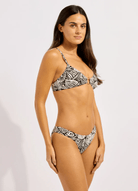 Seafolly Seafolly C Shells High Cut Pant - Black Seafolly C Shells High Cut Pant - Black Splash Swimwear