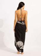 Seafolly Seafolly C Shells Pareo - Black 55764-SG.Black Seafolly C Shells Pareo - Black Splash Swimwear OS 9360519168679