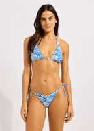 Seafolly Seafolly C Shells Reversible Longline Slide Tri - Black Seafolly C Shells Reversible Longline Slide Tri - Black Splash Swimwear