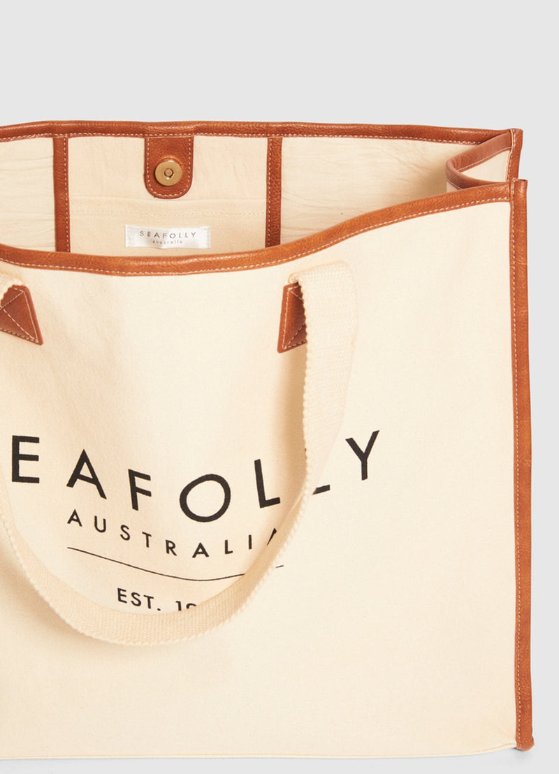 Seafolly Canvas Tote - Seafolly - Splash Swimwear  - accessories, bags, Beach Accessories, beach bags, Oct23, seafolly, Womens - Splash Swimwear 