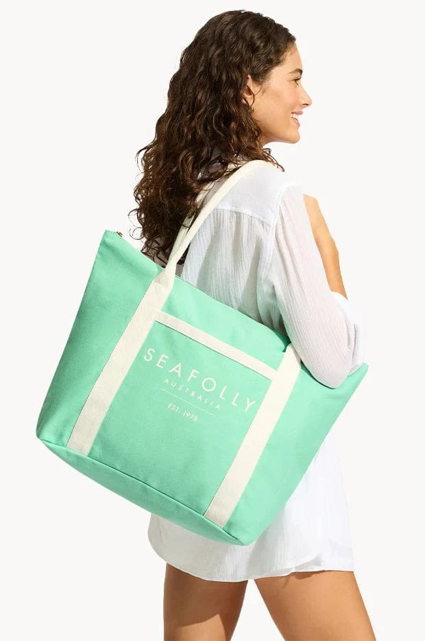 Seafolly Seafolly Carried Away Canvas Tote Bag Seafolly Carried Away Canvas Tote Bag Splash Swimwear Bags
