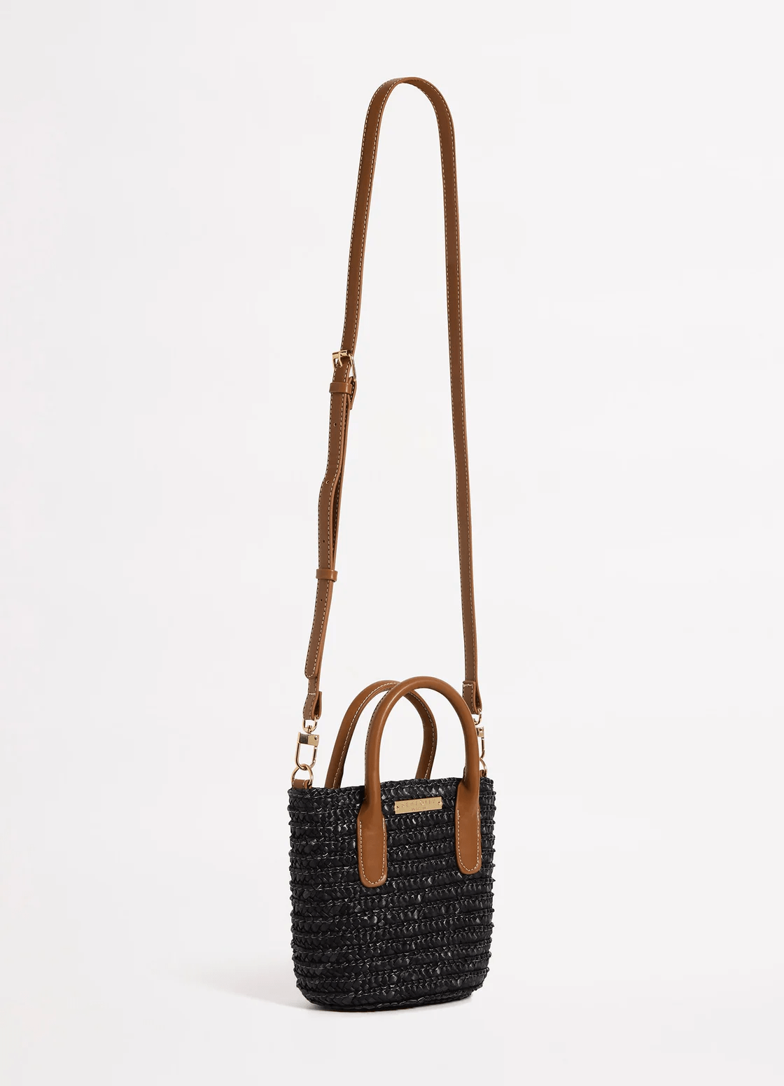 Seafolly Seafolly Carried Away Micro Tote Bag -Black 71998-BG.Black Seafolly Carried Away Micro Tote Bag -Black Splash Swimwear Swimwear O/S