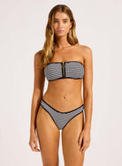 Seafolly Seafolly Clubhouse Scoop High Cut Rio - Black Seafolly Clubhouse Scoop High Cut Rio - Black Splash Swimwear