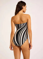 Seafolly Seafolly Coastline DD Bandeau One Piece- Black Seafolly Coastline DD Bandeau One Piece- Black Splash Swimwear