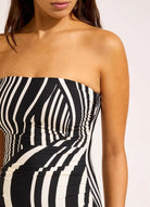 Seafolly Seafolly Coastline DD Bandeau One Piece- Black Seafolly Coastline DD Bandeau One Piece- Black Splash Swimwear