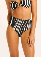 Seafolly Seafolly Coastline High Waisted Pant - Black Seafolly Coastline High Waisted Pant - Black Splash Swimwear