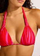 Seafolly Seafolly Coastline Multi Fit Longline Tri - Flame Seafolly Coastline Multi Fit Longline Tri - Flame Splash Swimwear