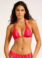 Seafolly Seafolly Coastline Multi Fit Longline Tri - Flame Seafolly Coastline Multi Fit Longline Tri - Flame Splash Swimwear