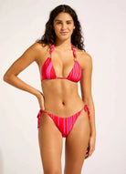 Seafolly Seafolly Coastline Multi Fit Longline Tri - Flame Seafolly Coastline Multi Fit Longline Tri - Flame Splash Swimwear