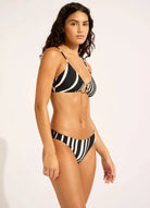 Seafolly Seafolly Coastline Reversible Hipster Pant - Black Seafolly Coastline Reversible Hipster Pant - Black Splash Swimwear