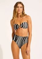 Seafolly Seafolly Coastline Ring Front Bandeau - Black Seafolly Coastline Ring Front Bandeau - Black Splash Swimwear