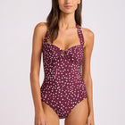 Seafolly Seafolly Collective Halter Bandeau One Piece Seafolly Collective Halter Bandeau One Piece Splash Swimwear One Pieces