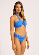 Seafolly Seafolly Collective Halter Bandeau - Sapphire Seafolly Collective Halter Bandeau - Sapphire Splash Swimwear