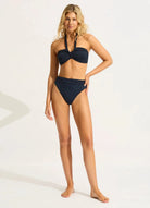 Seafolly Seafolly Collective Halter Bandeau - True Navy Seafolly Collective Halter Bandeau - True Navy Splash Swimwear Bikini Tops