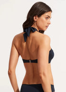 Seafolly Seafolly Collective Halter Bandeau - True Navy Seafolly Collective Halter Bandeau - True Navy Splash Swimwear Bikini Tops