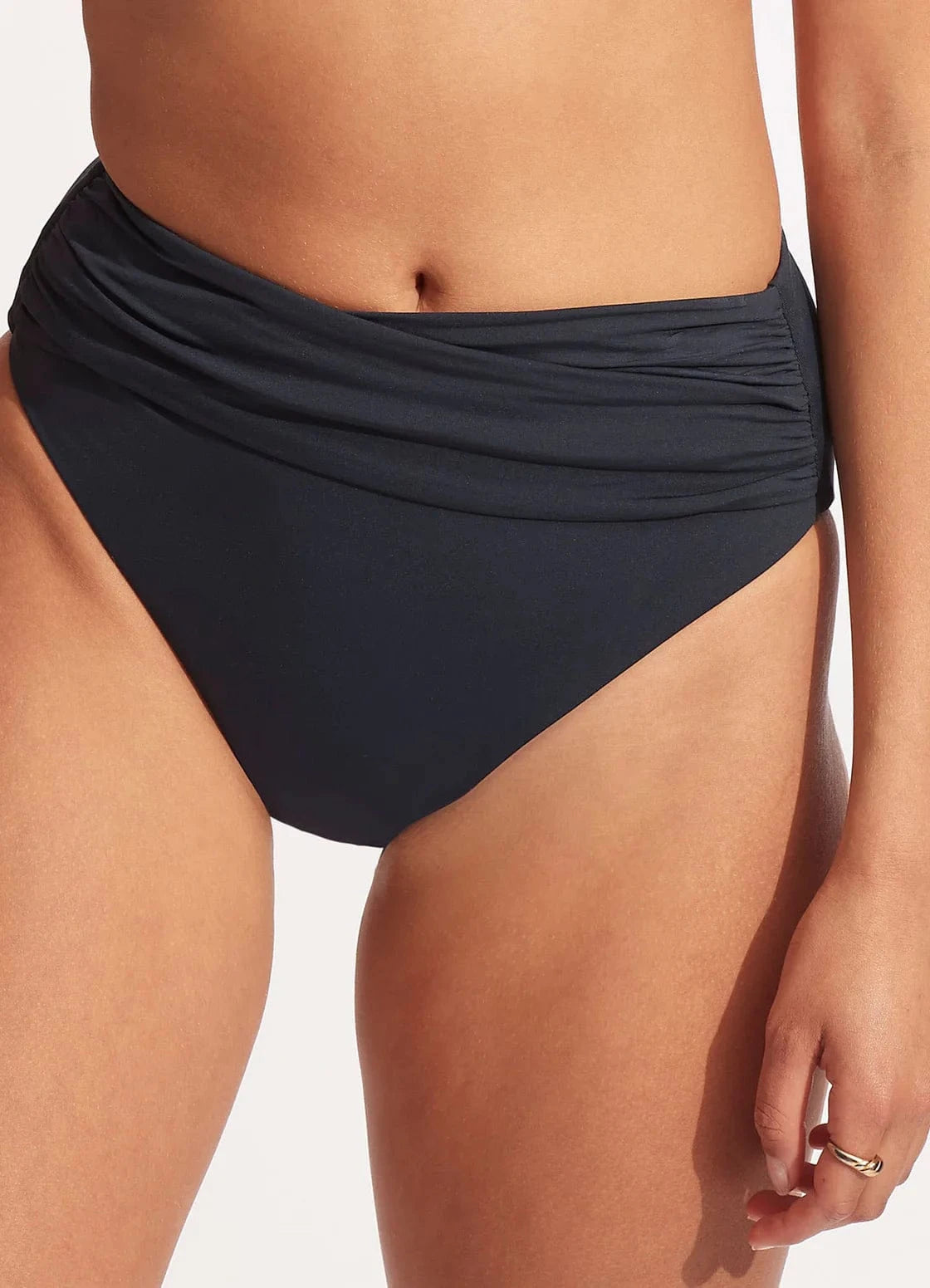 Seafolly Seafolly Collective High Waist Wrap Front Seafolly Collective High Waist Wrap Front Splash Swimwear Bikini Bottoms