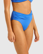 Seafolly Seafolly Collective High Waist Wrap Front Pant - Sapphire Seafolly Collective High Waist Wrap Front Pant - Sapphire Splash Swimwear
