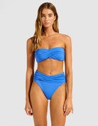 Seafolly Seafolly Collective High Waist Wrap Front Pant - Sapphire Seafolly Collective High Waist Wrap Front Pant - Sapphire Splash Swimwear