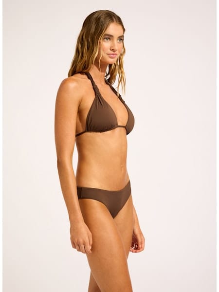 Seafolly Seafolly Collective Hipster Pant - Dark Chocolate Seafolly Collective Hipster Pant - Dark Chocolate Splash Swimwear Bikini Bottoms