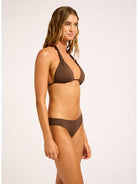 Seafolly Seafolly Collective Hipster Pant - Dark Chocolate Seafolly Collective Hipster Pant - Dark Chocolate Splash Swimwear Bikini Bottoms