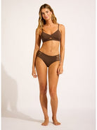 Seafolly Seafolly Collective Hybrid Bralette  - Dark Chocolate Seafolly Collective Hybrid Bralette  - Dark Chocolate Splash Swimwear One Pieces