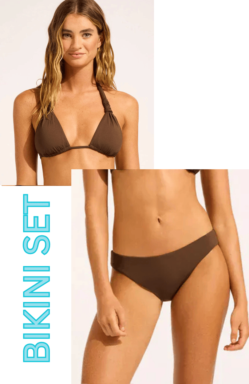 Seafolly Seafolly Collective Multi Fit Longline Tri Bikini Top & Hipster Pant - Dark Chocolate Seafolly Collective Multi Fit Longline Tri Bikini Top & Hipster Pant - Dark Chocolate Splash Swimwear Bikini Set 8 1000028362