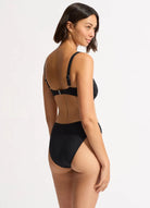 Seafolly Seafolly Collective Ruched Underwire Bikini Top - Black Seafolly Collective Ruched Underwire Bikini Top - Black Splash Swimwear