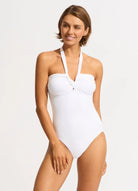 Seafolly Seafolly Halter Bandeau One Piece Seafolly Halter Bandeau One Piece | Seafolly Splash Swimwear One Pieces