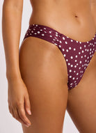 Seafolly Seafolly High Leg Ruched Side Pant - Dark Burgundy High Leg Ruched Side Pant | Seafolly Splash Swimwear Pants
